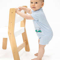 Angel Dear Striped Golf Polo Shortie