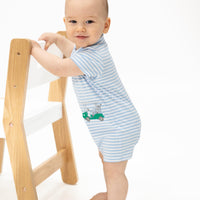 Angel Dear Striped Golf Polo Shortie