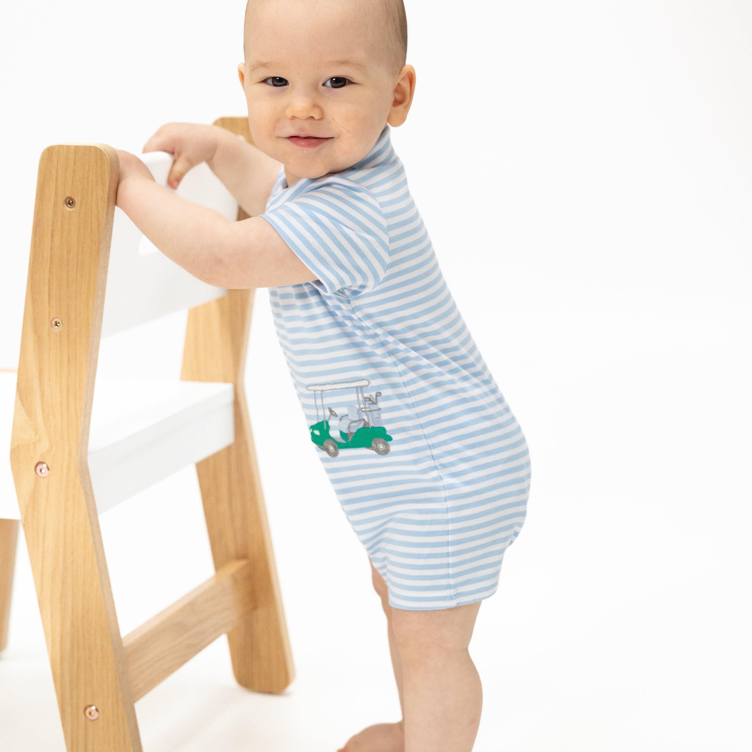 Angel Dear Striped Golf Polo Shortie