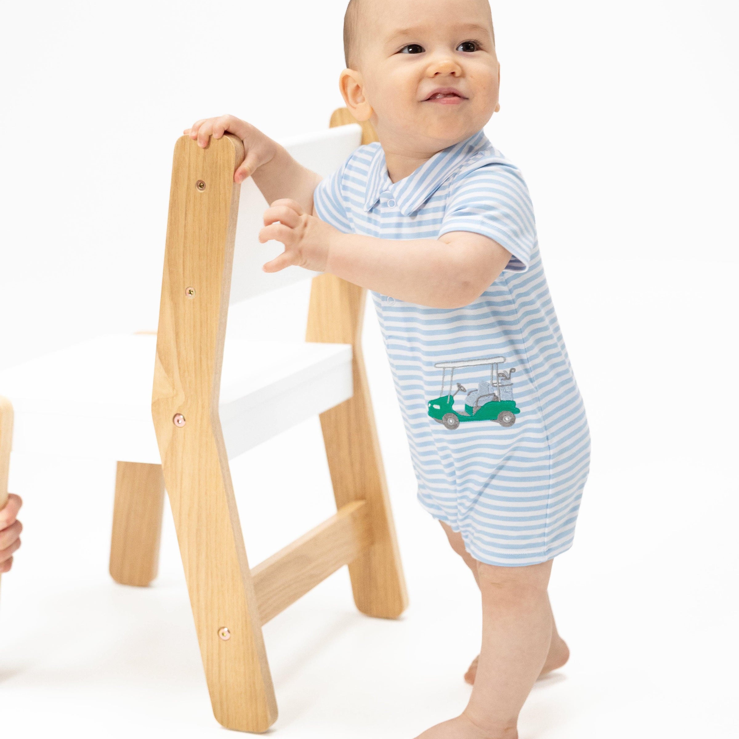 Angel Dear Striped Golf Polo Shortie