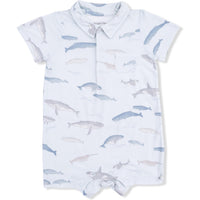Angel Dear Little Whales Polo Shortie