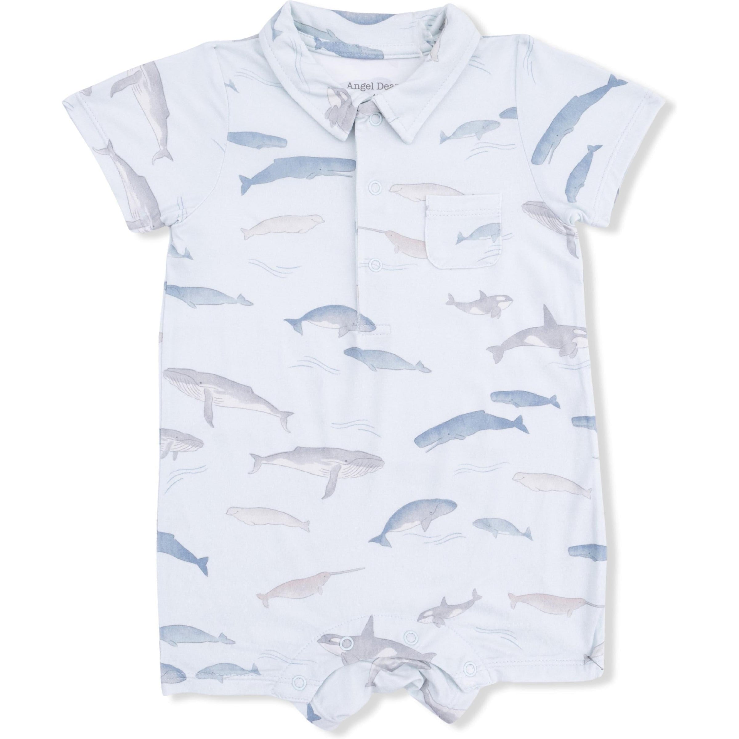 Angel Dear Little Whales Polo Shortie