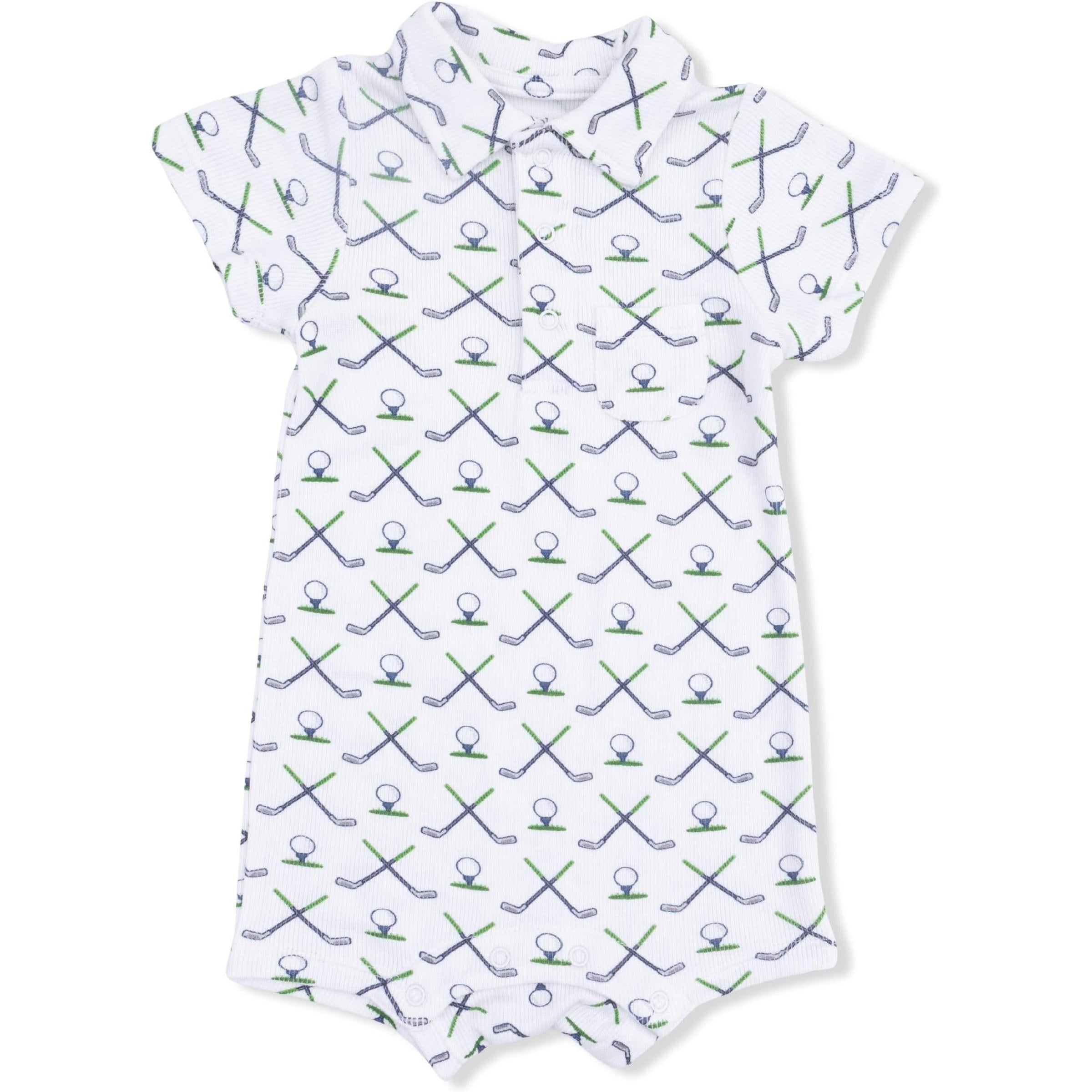 Angel Dear Simple Golf Polo Shortie