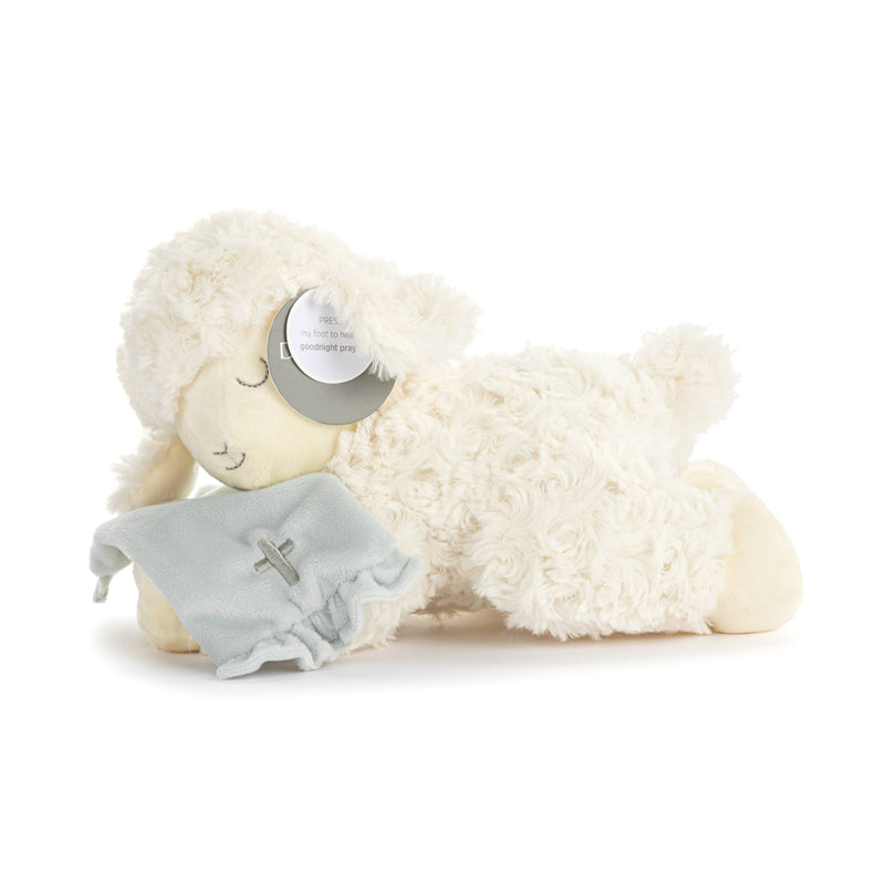 Demdaco Goodnight Prayer Neutral Mechanical Lamb 10x6in