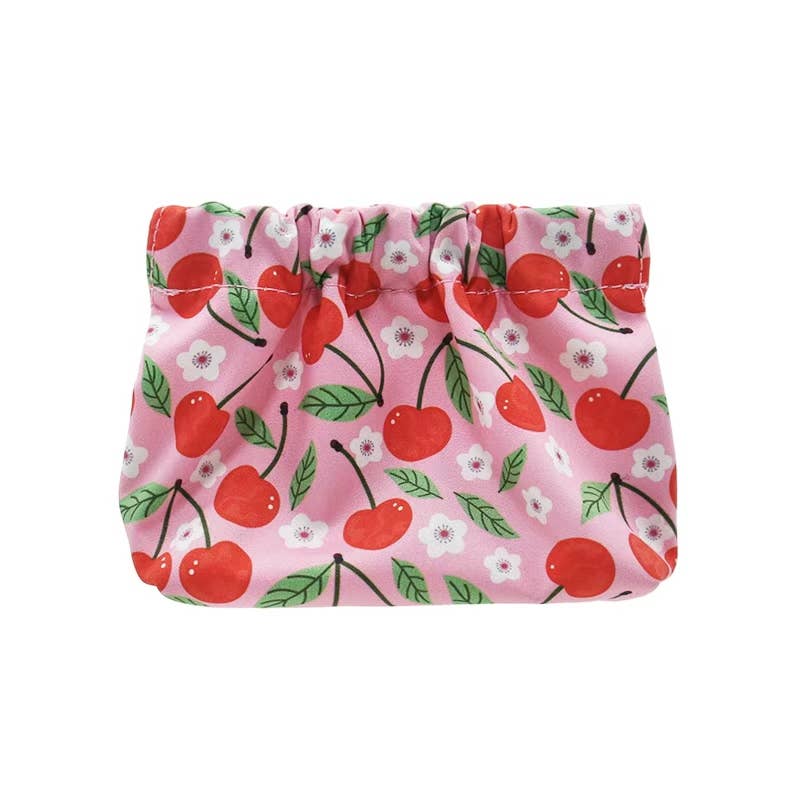 Mavi Bandz - Karma Cherries Travel Pinch Pop Pouch Purse Bag Organizer