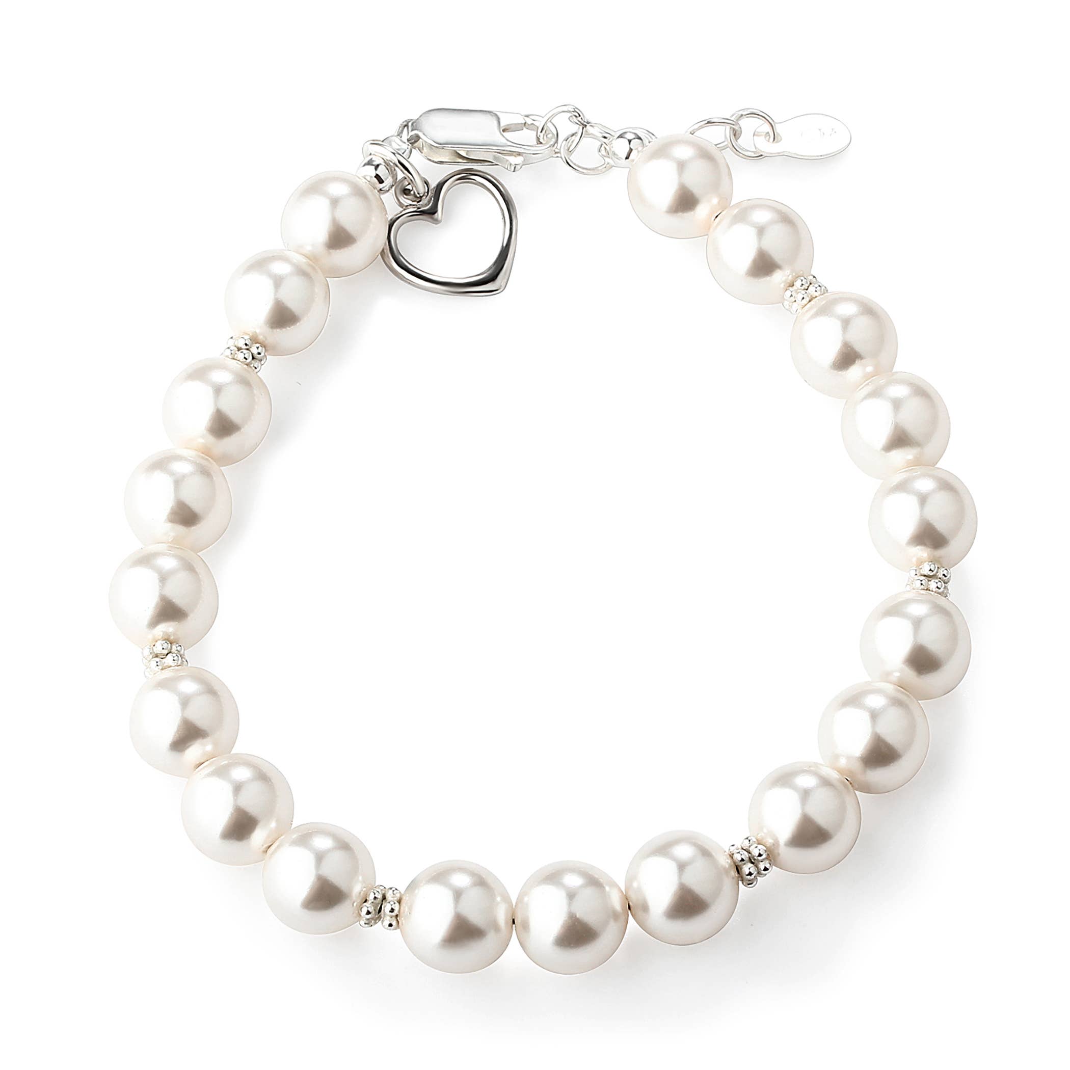 Cherished Moments - Mom And Me 2-Piece Bracelet Set-Hearts Entwined Baby Gift