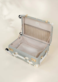 Coco Village Vegan Leather Carry-On Suitcase | Ocean