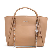 Itzy Ritzy Boss Tote™: Coffee and Cream