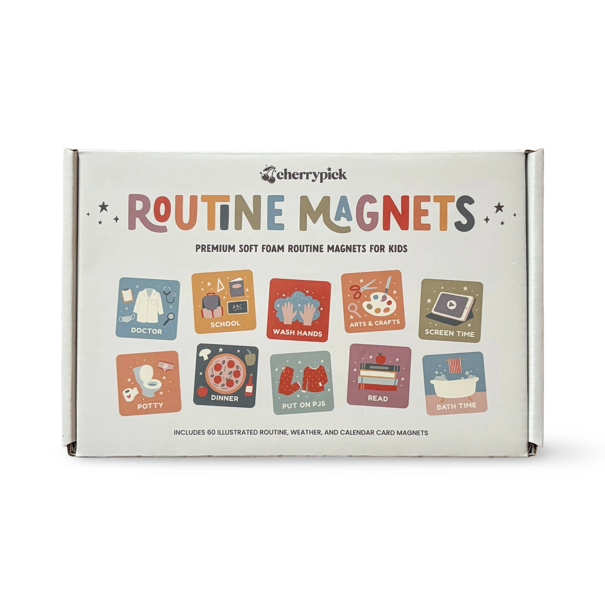 Cherrypick - Routine Magnets - Soft Foam Magnetic Set (60 pc set)