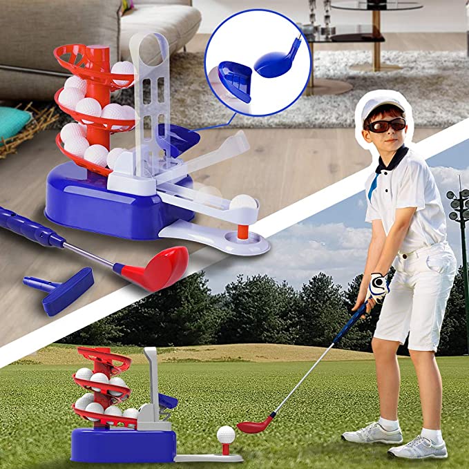 iPlay Training Golf Balls Club Equipment Indoor Outdoor Sport Toys Set