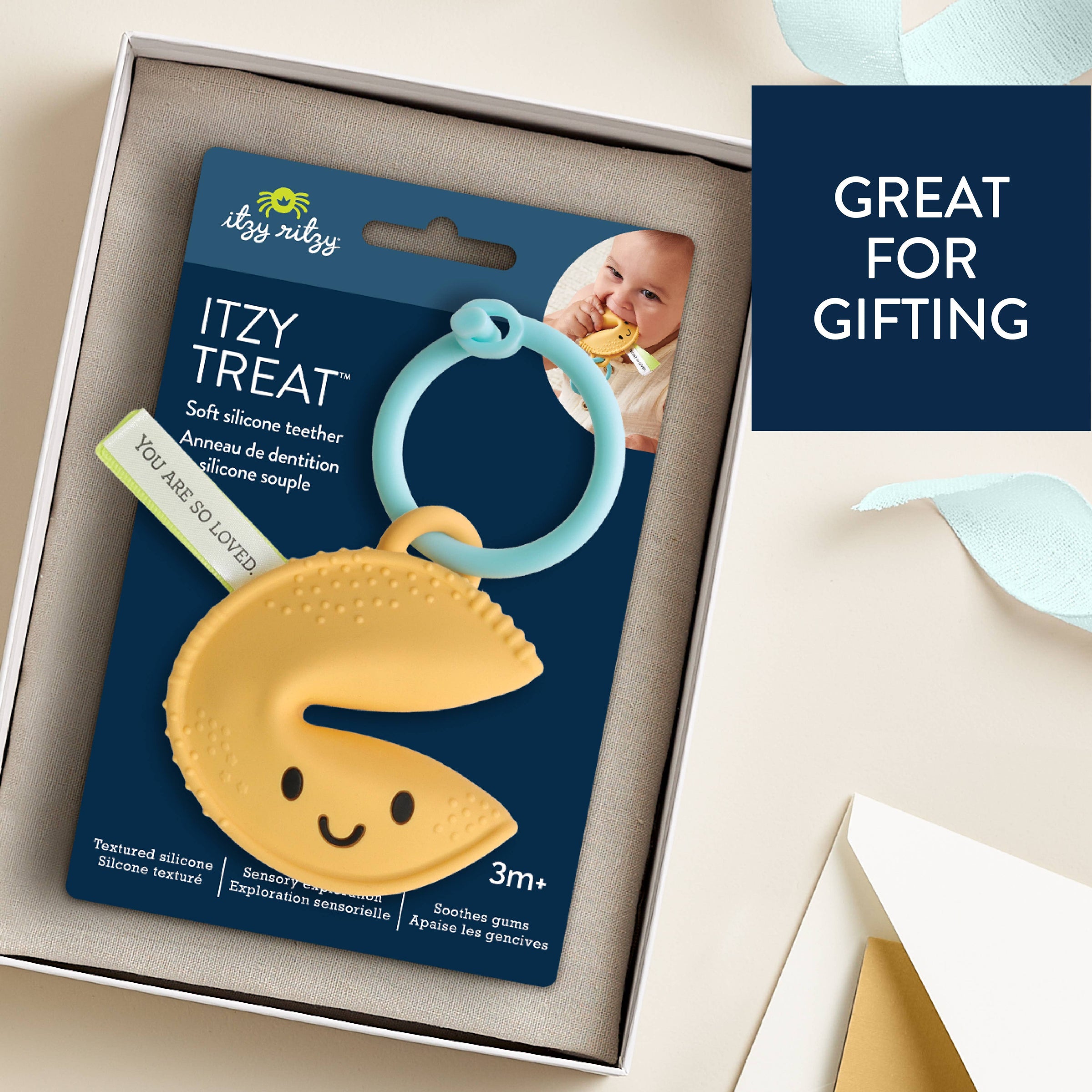Itzy Ritzy Itzy Treat™ Fortune Cookie Teether