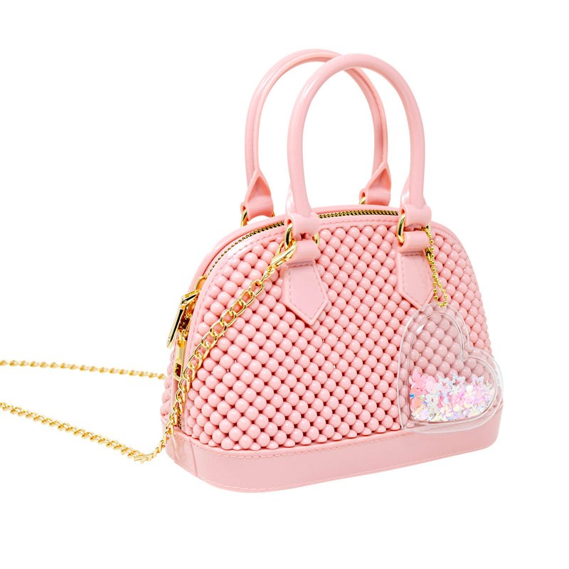 Tiny Treats Jelly Bead Bowling Bag: Pink