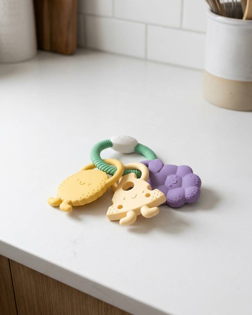 Itzy Ritzy Itzy Trio™ Multi-textured Silicone Teether Charcuterie