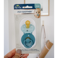 Itzy Ritzy Itzy Soother Natural Rubber Paci Sets: Harbor + Coast 6-18M