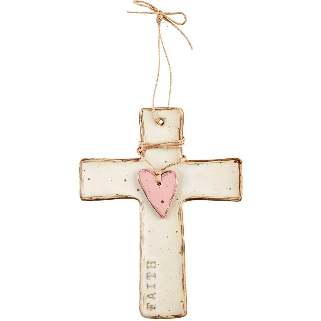Mud Pie Faith Stoneware Cross – Storkland & Kids Too!