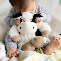 Warmies: America’s Favorite Microwave Plush Brand - Black and White Cow Warmies