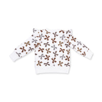 Angel Dear Leopard French Terry Ruffle Sweatshirt