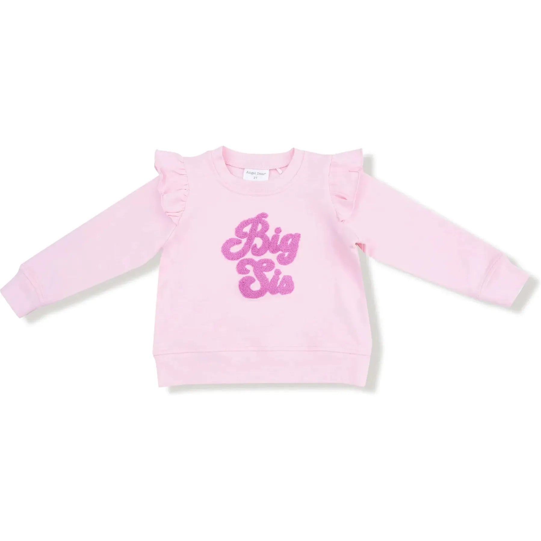 Angel Dear Big Sis Sibling Ruffle Sweatshirt