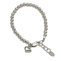 Cherished Moments - Child's Sterling Silver Heart Bracelet Girls Valentine Gift