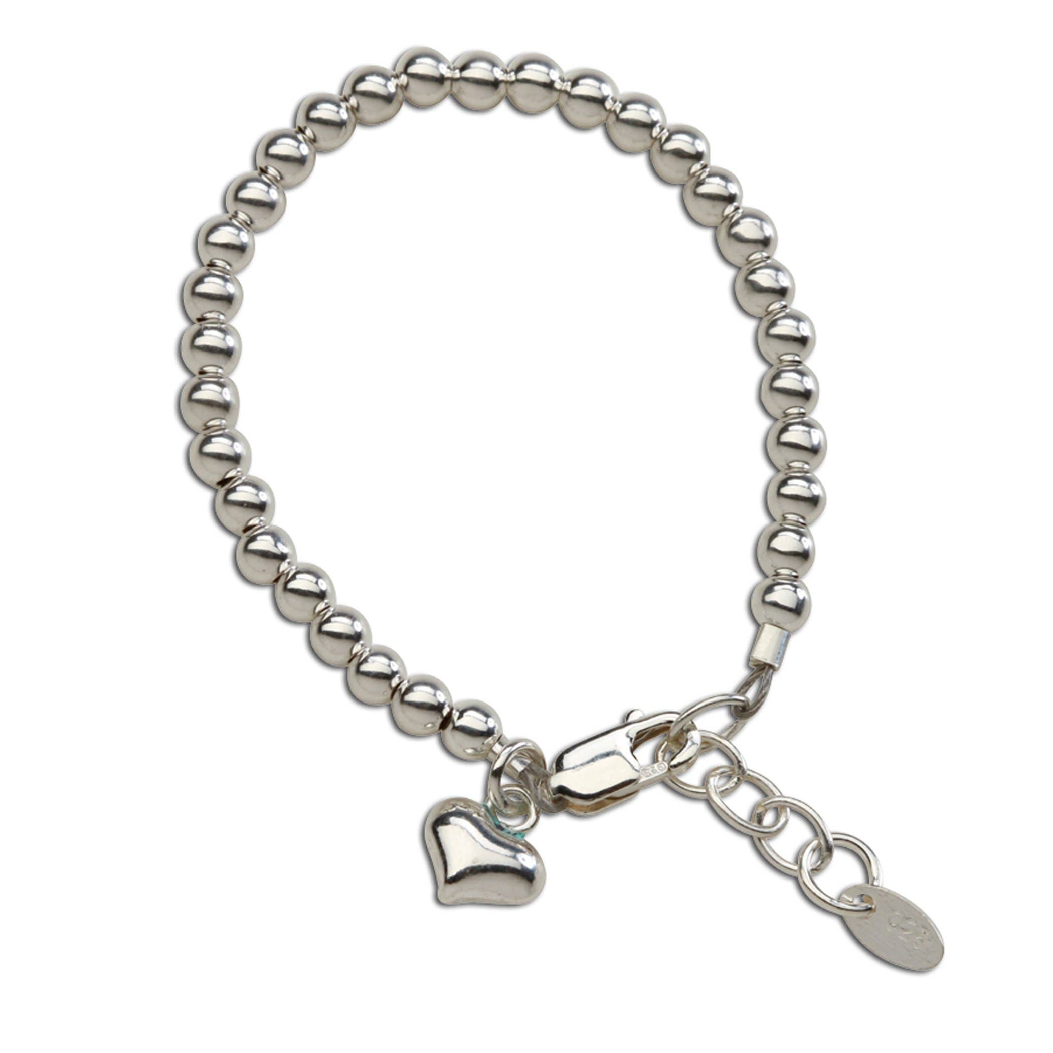 Cherished Moments - Child's Sterling Silver Heart Bracelet Girls Valentine Gift