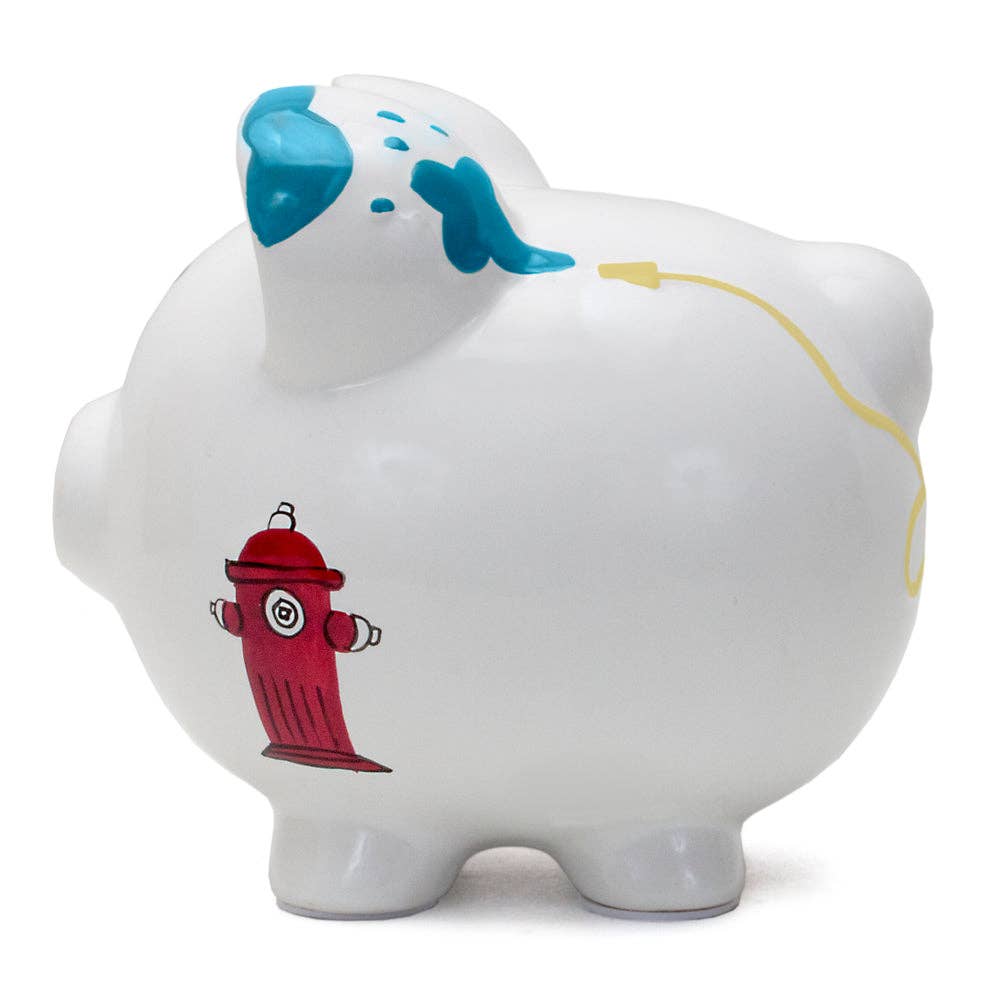 Child To Cherish® - Firetruck Large Piggy Bank