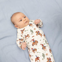 Angel Dear Buckaroo Western Lap Shoulder Gown & Beanie Hat