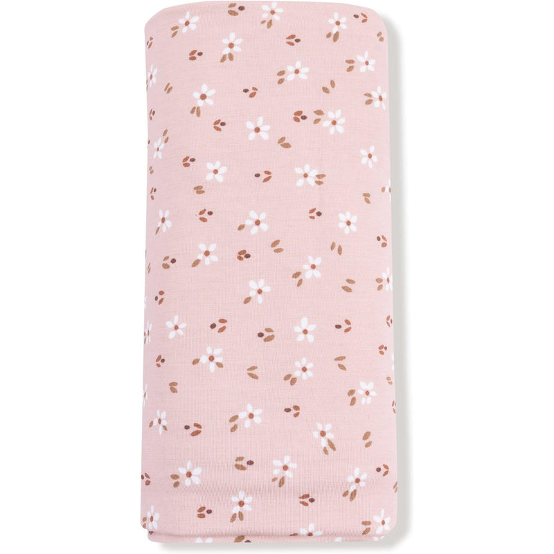 Angel Dear Carrie Floral Pink Bamboo Swaddle Blanket