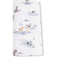 Angel Dear Migrating Mallards Swaddle Blanket