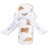 Angel Dear Napping Puppies Swaddle Blanket