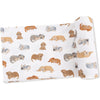 Angel Dear Napping Puppies Swaddle Blanket