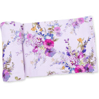 Angel Dear Dahlia Floral Swaddle Blanket