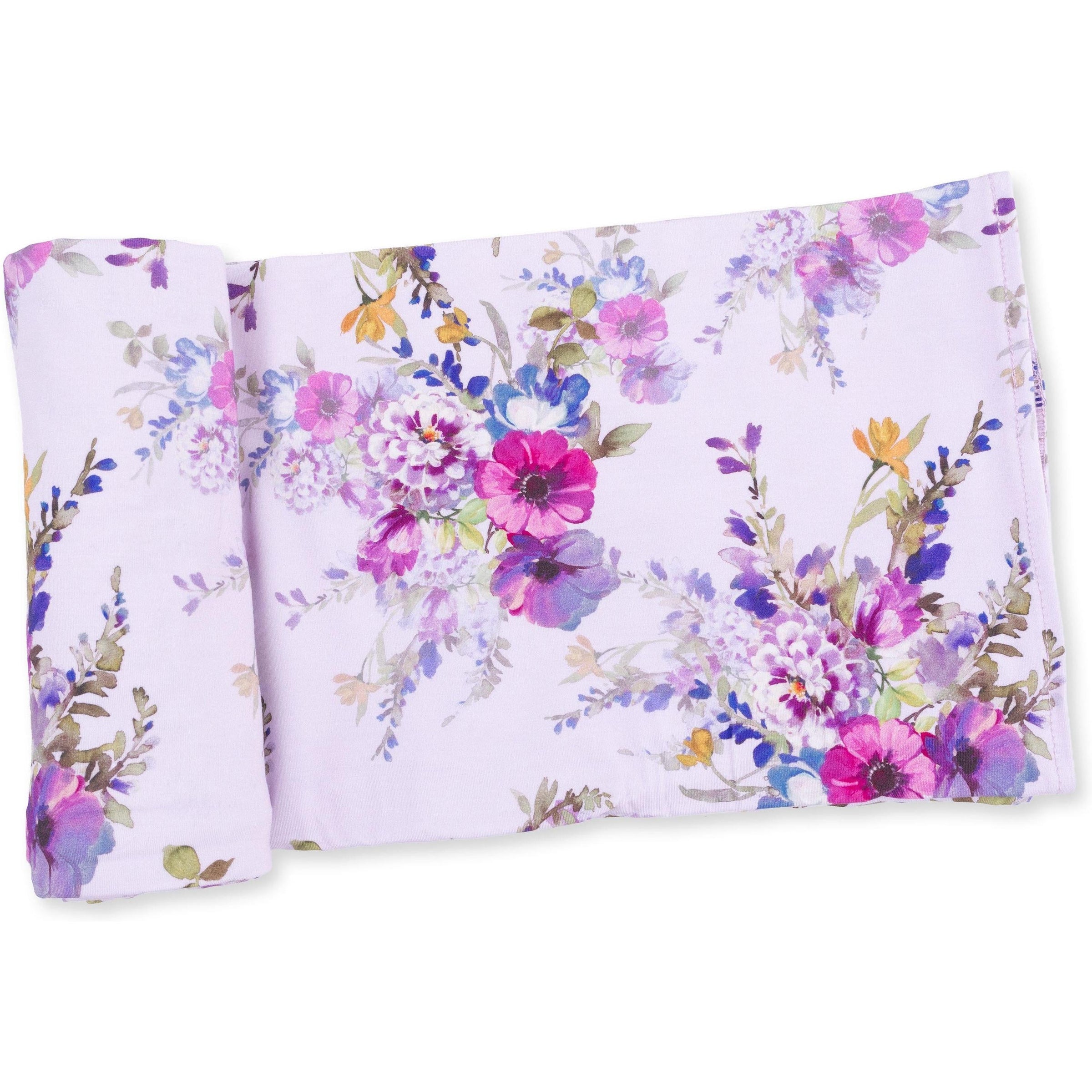 Angel Dear Dahlia Floral Swaddle Blanket