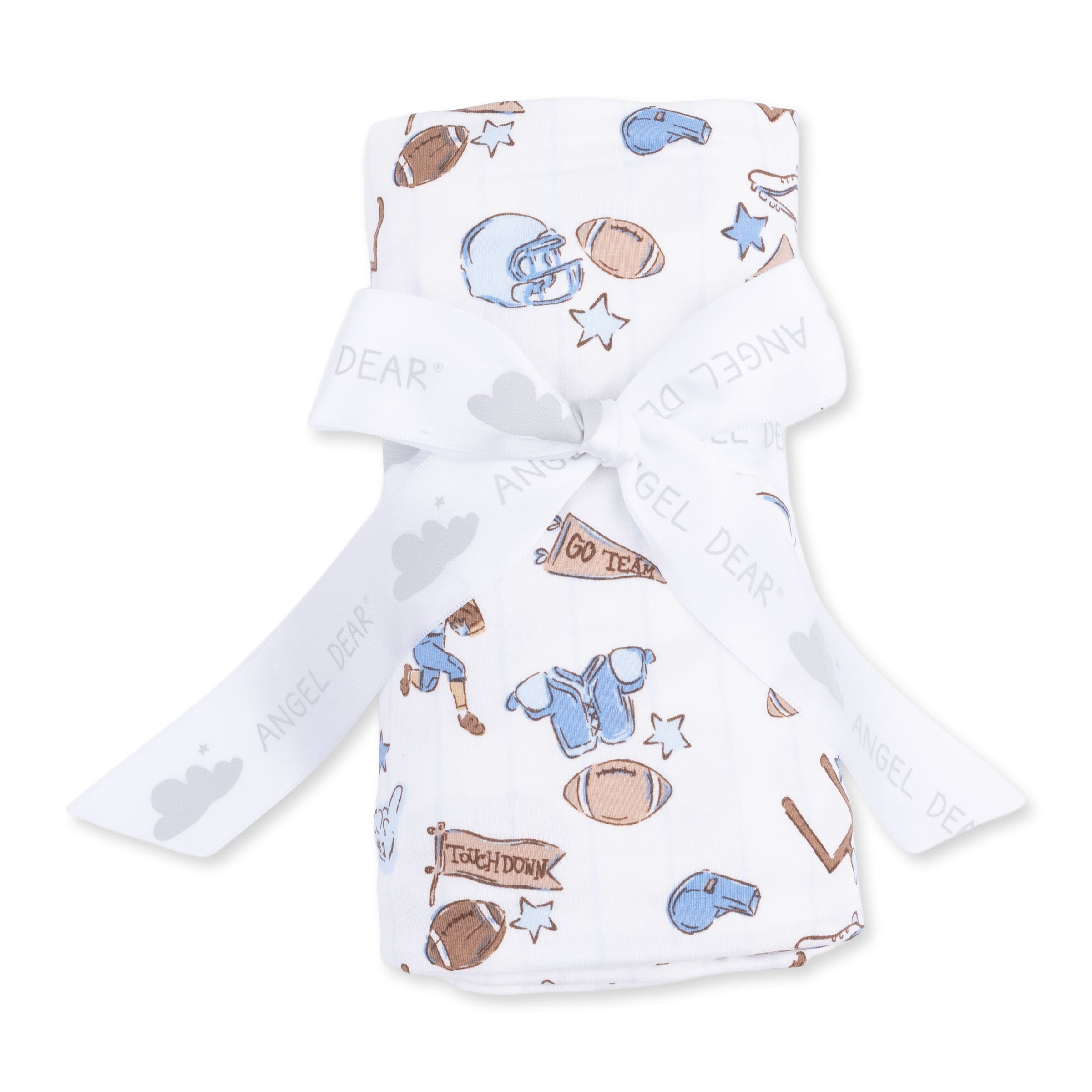 Angel Dear Football Nursery Swaddle Blanket