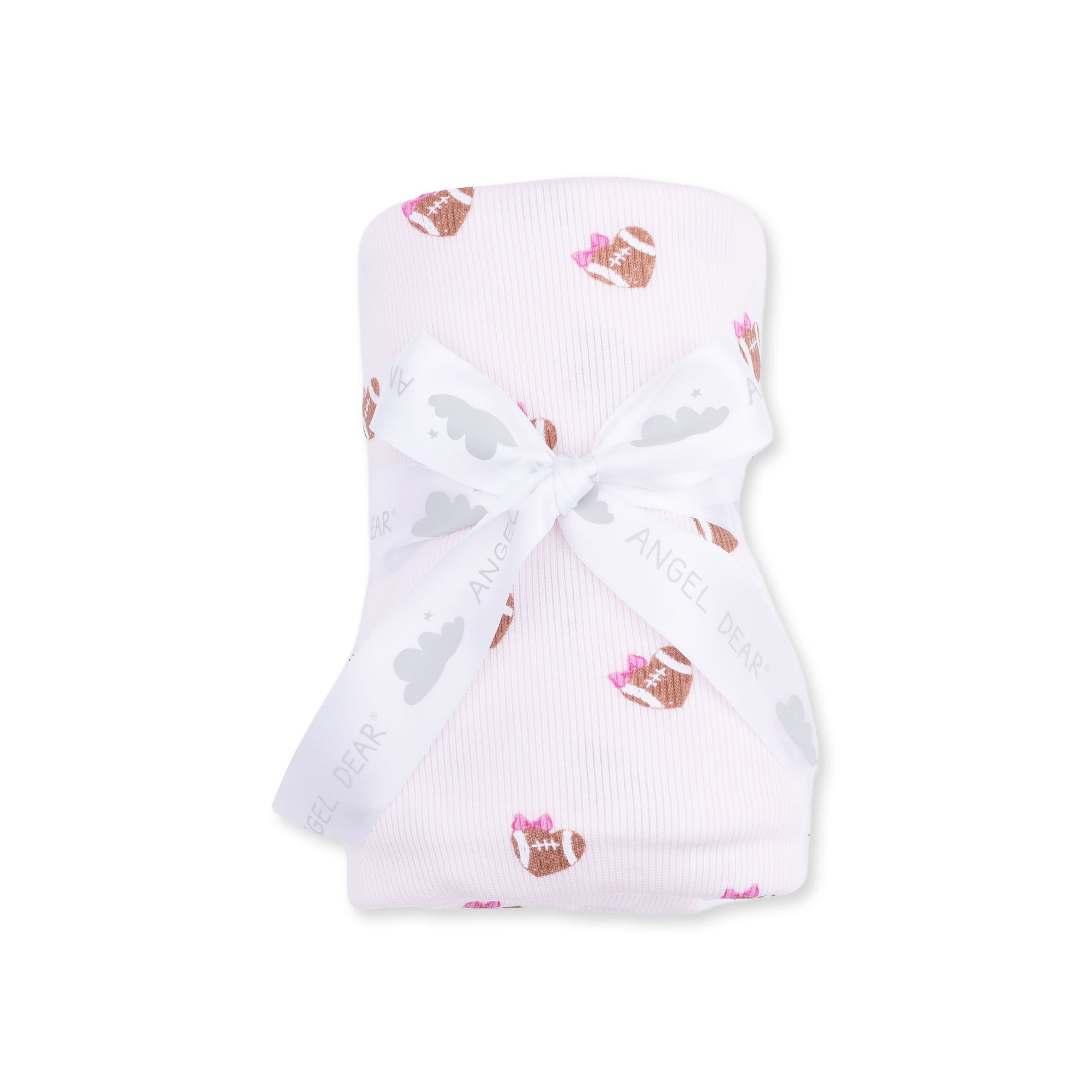 Angel Dear Mini Football Hearts Swaddle Blanket
