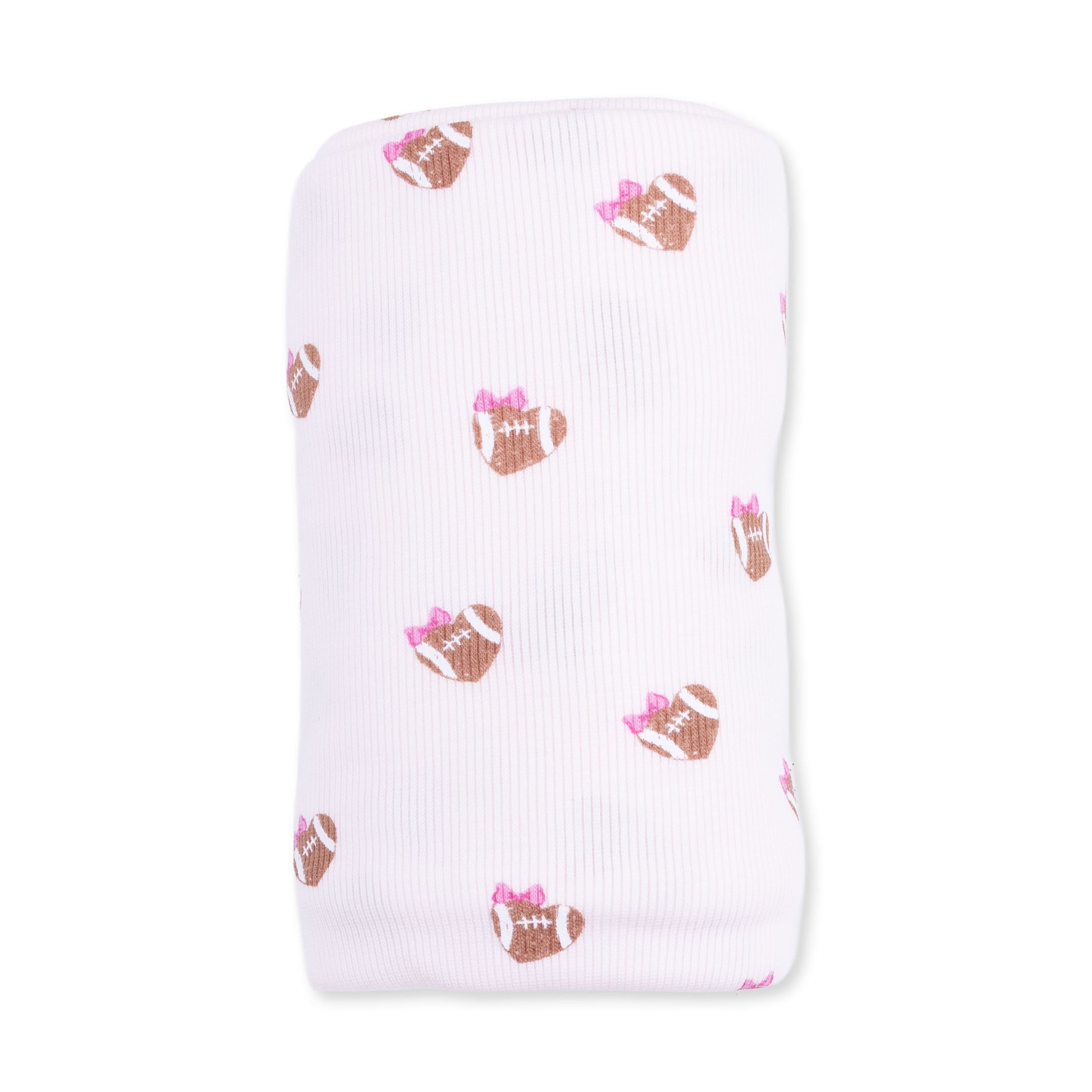 Angel Dear Mini Football Hearts Swaddle Blanket