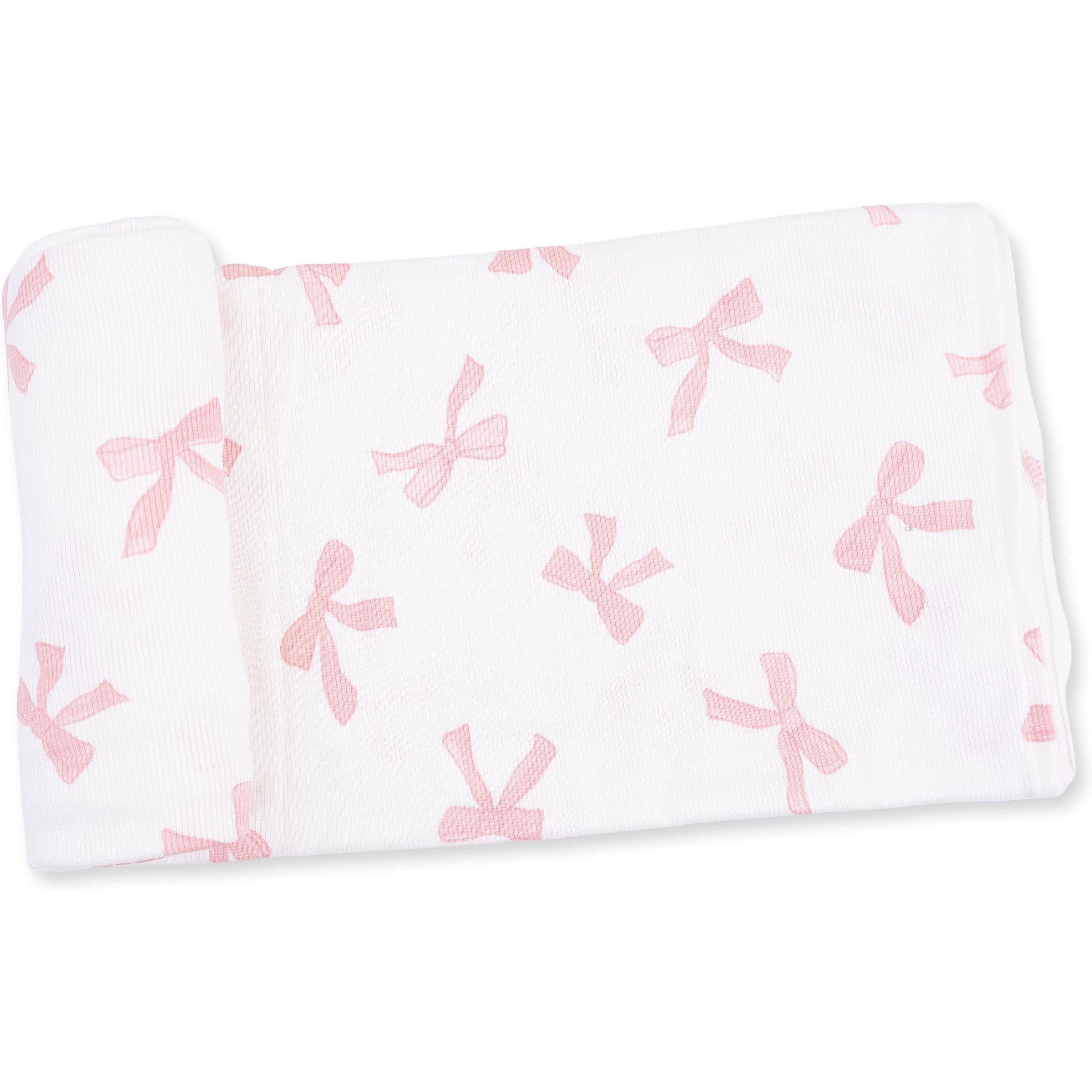 Angel Dear Pretty Bows Swaddle Blanket