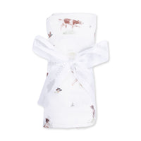 Angel Dear Pointer Pups & Duck Buddies Swaddle Blanket