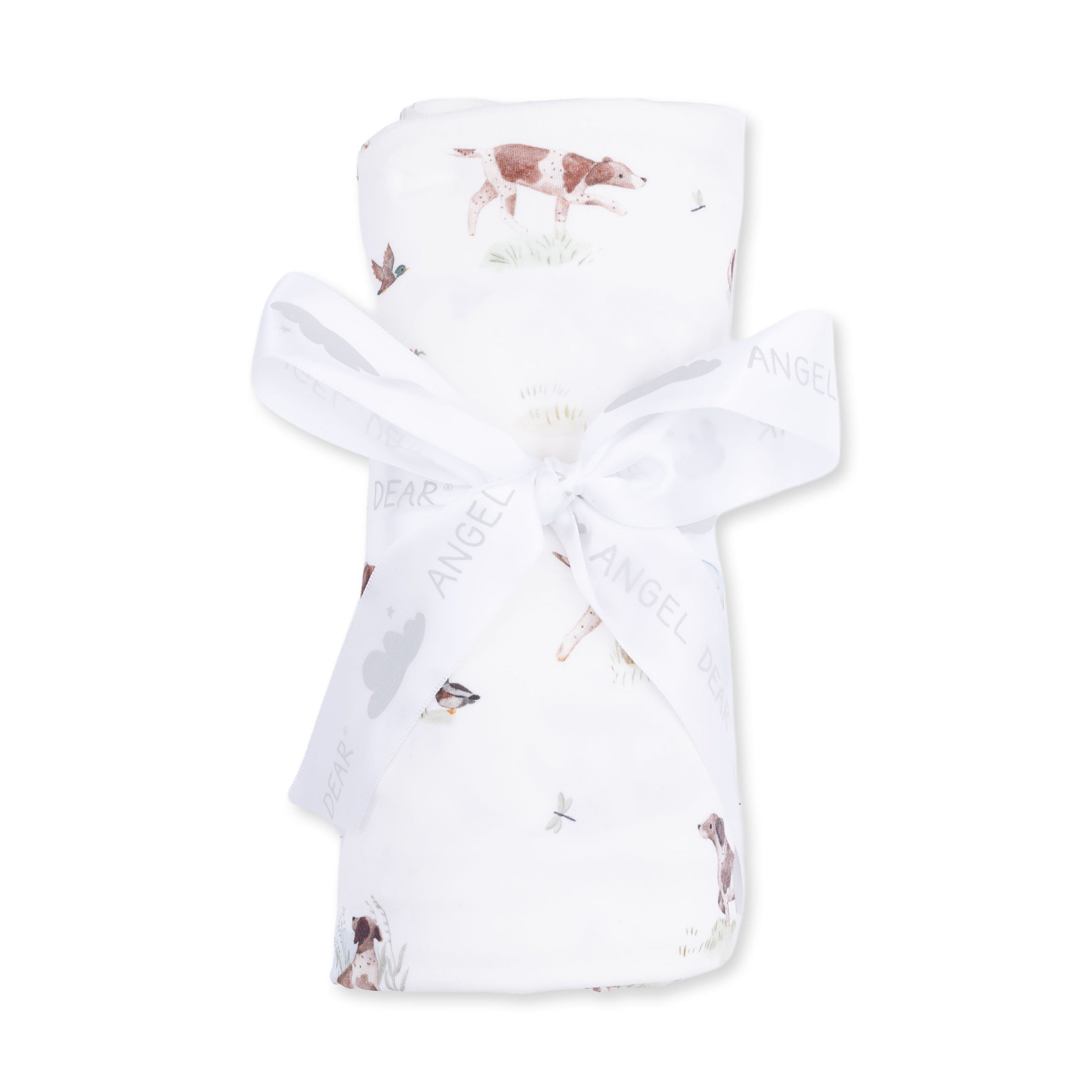 Angel Dear Pointer Pups & Duck Buddies Swaddle Blanket