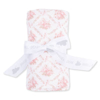 Angel Dear Rose Bow Lattice Swaddle Blanket
