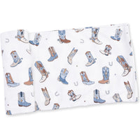 Angel Dear Buckaroo Boots Swaddle Blanket