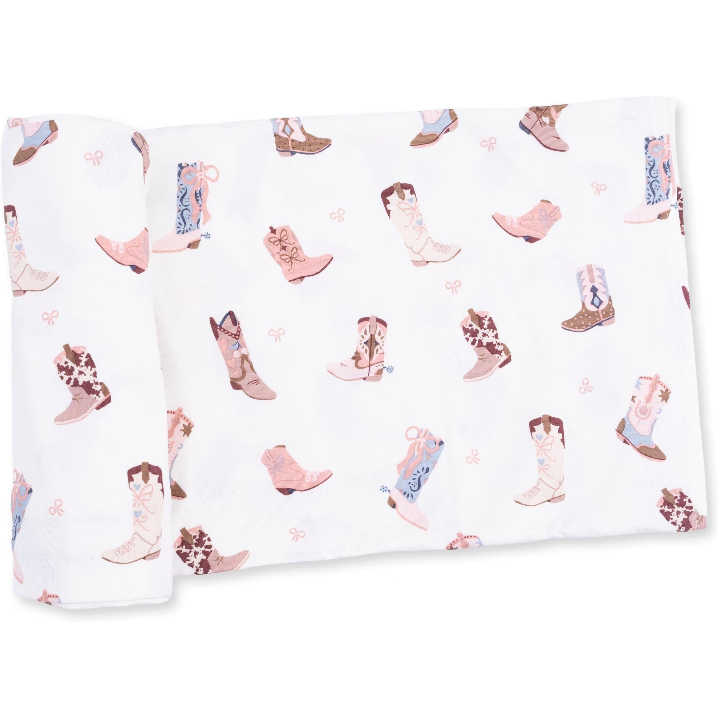 Angel Dear Buckarette Boots Swaddle Blanket