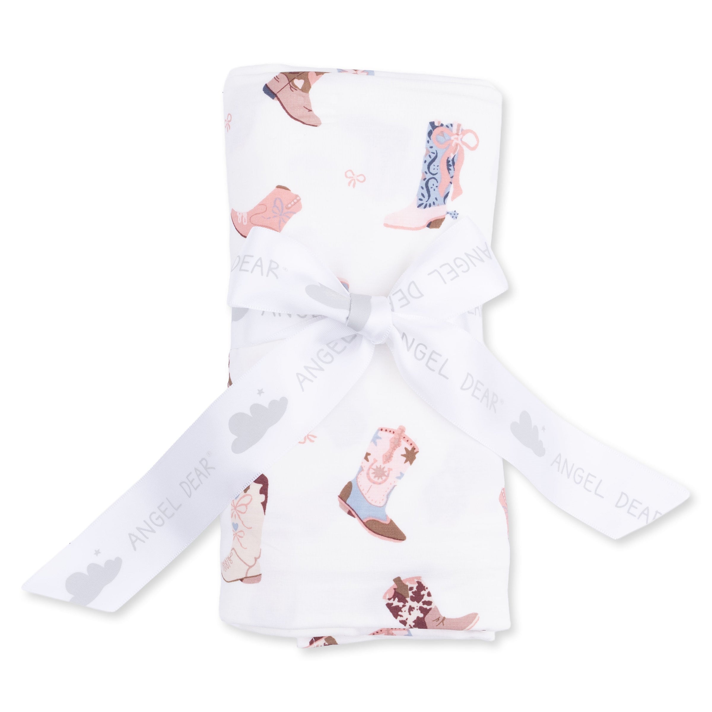 Angel Dear Buckarette Boots Swaddle Blanket