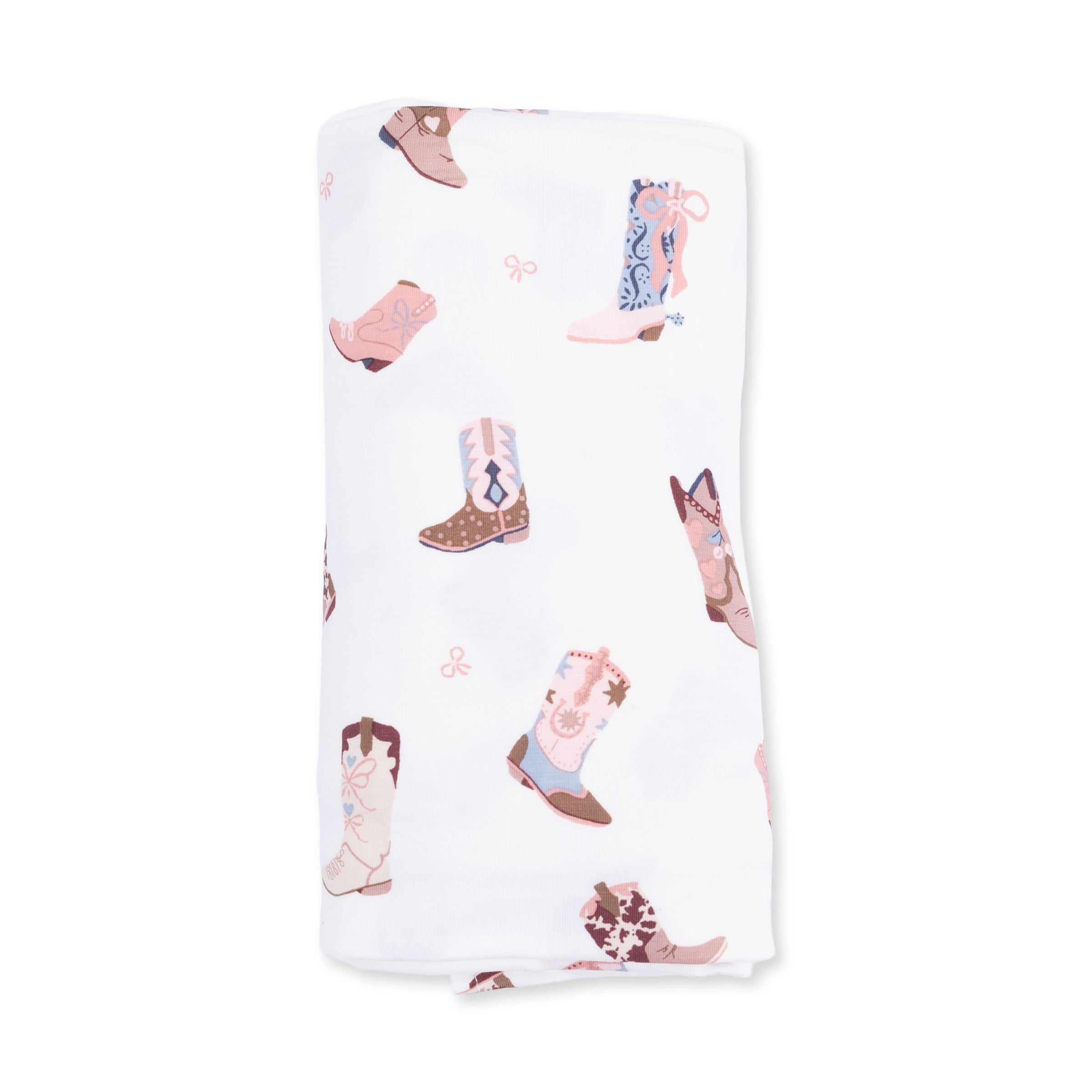 Angel Dear Buckarette Boots Swaddle Blanket