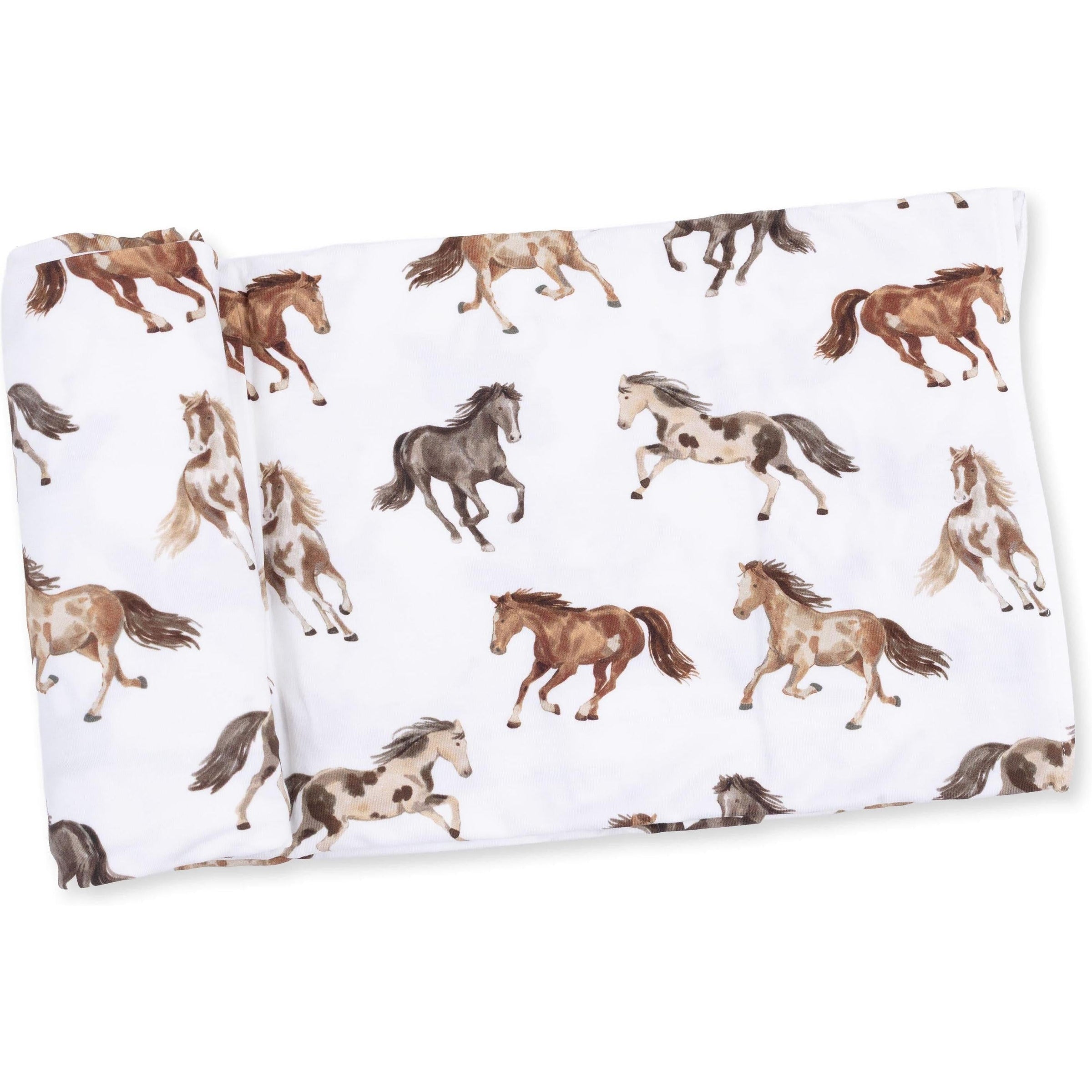 Angel Dear Wild Horses Swaddle Blanket
