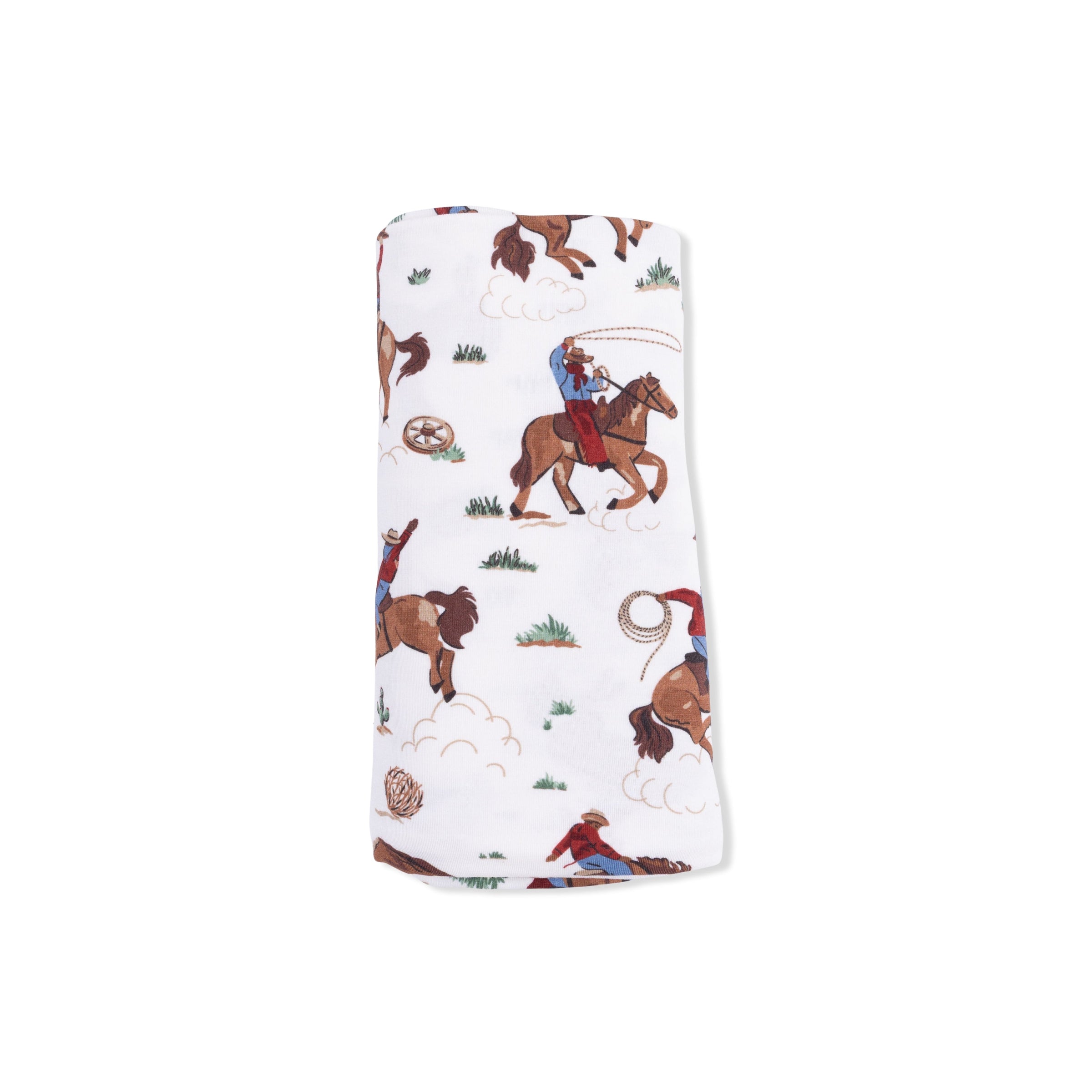 Angel Dear Buckaroo Western Swaddle Blanket