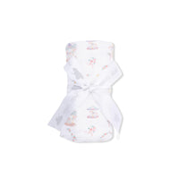Angel Dear Carousel with Bows Swaddle Blanket