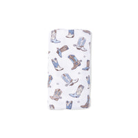 Angel Dear Cowboy Boots Swaddle Blanket