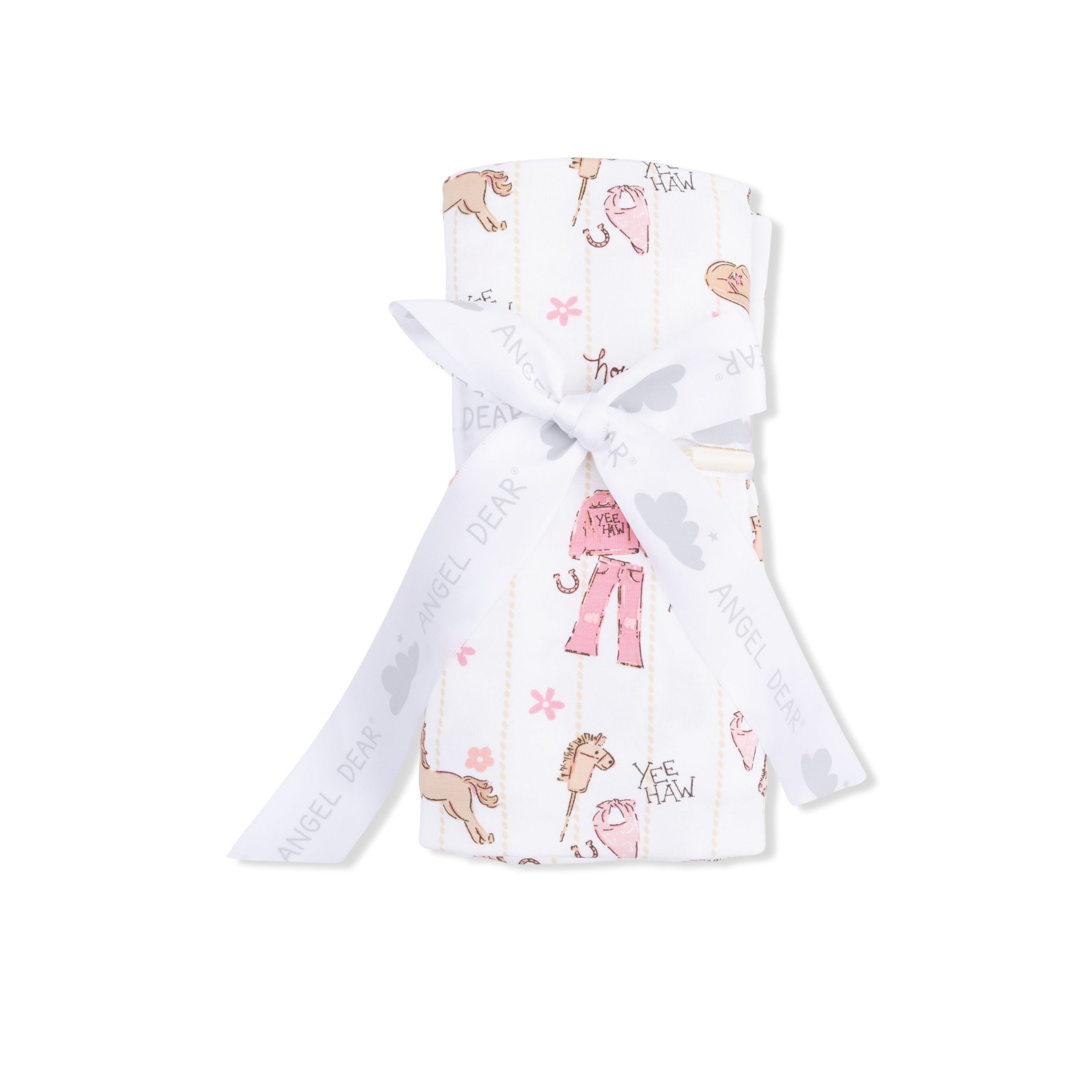 Angel Dear Cowgirl Nursery Swaddle Blanket