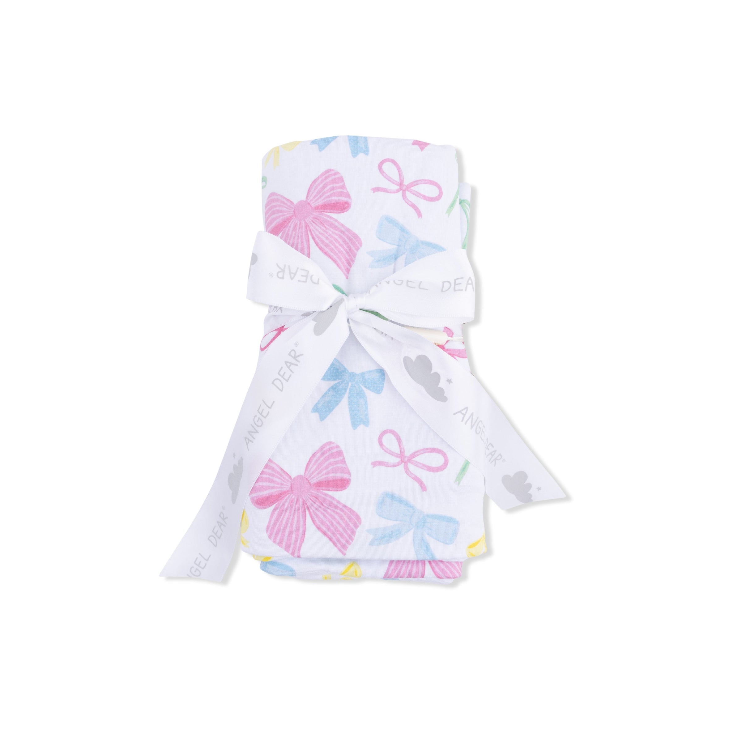 Angel Dear Sweet Bows Swaddle Blanket