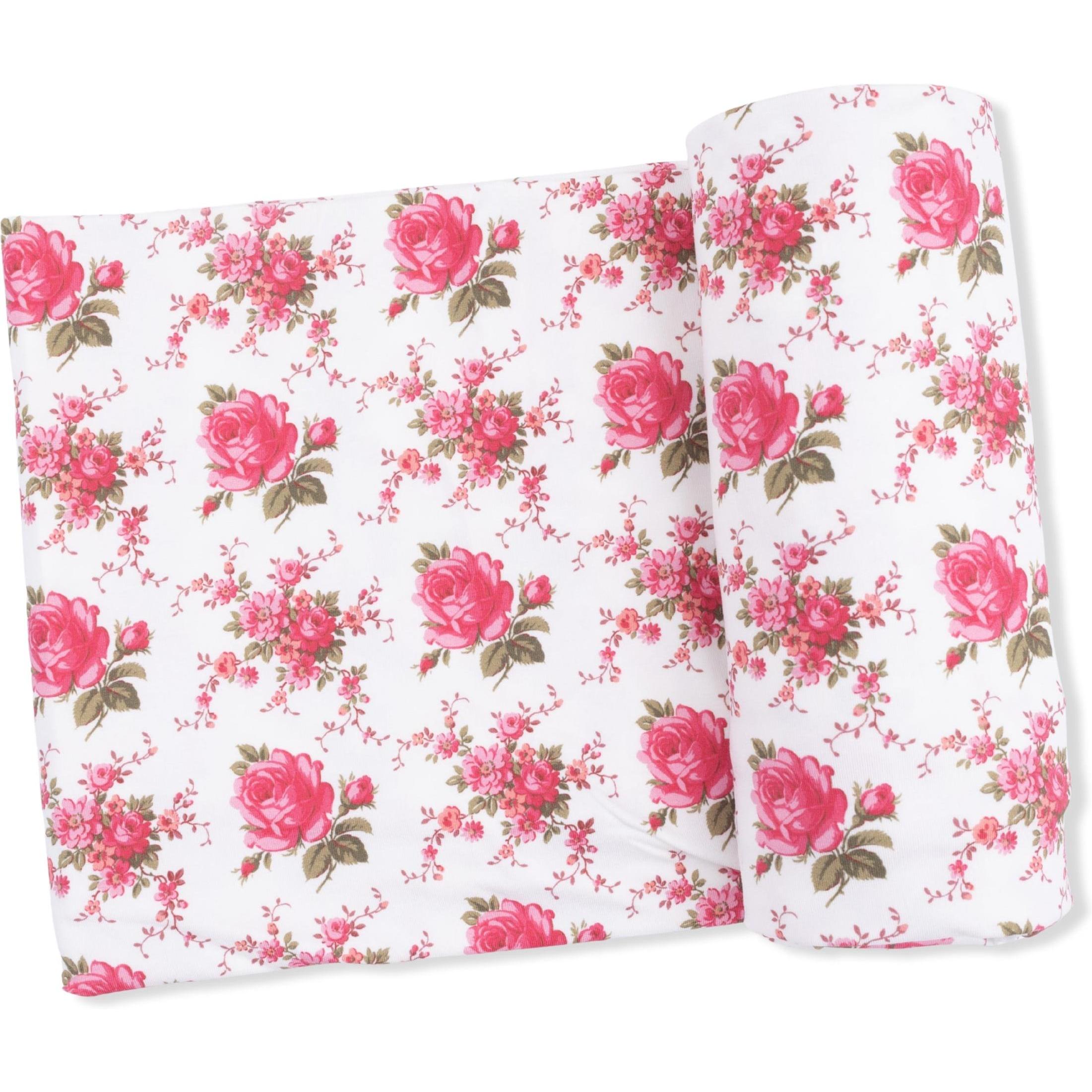 Angel Dear Elegant Roses Swaddle Blanket